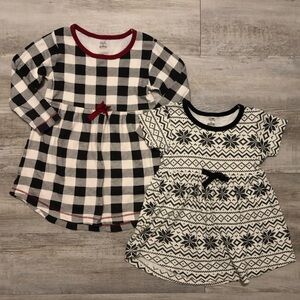 Buffalo Plaid & Holiday Little Girls Dresses